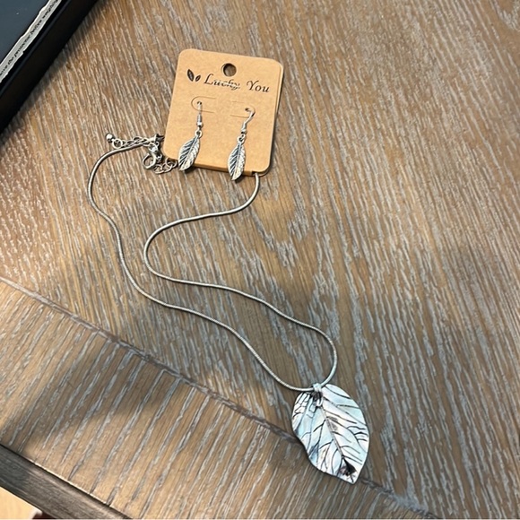 Lucky You Necklace and Earrings Set - Picture 4 of 4